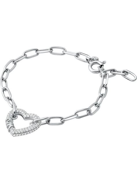 Michael Kors Damen Armband Herz aus 925er Silber, .